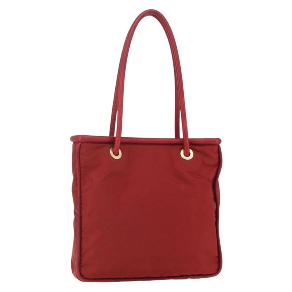 Celine Tote Nylon Red Nylon Tote Bag Bag